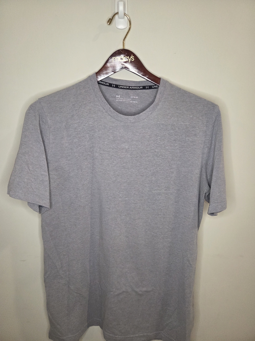 Under Armour Men's Light Grey Crew T-Shirt